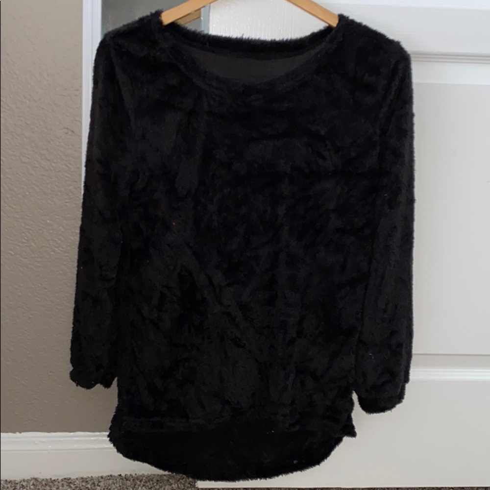comfy dark black loungewear sweater 🖤